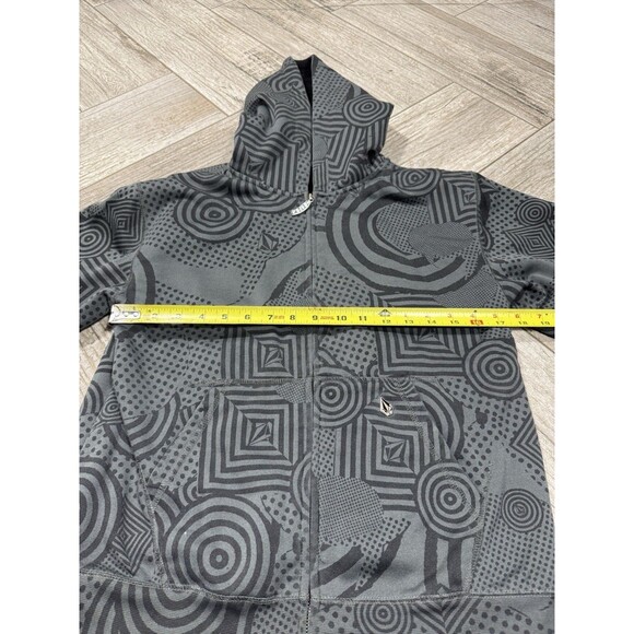 Vintage Volcom Hoodie Full Zip Sweatshirt  Grunge Logo Y2K - Picture 5 of 7
